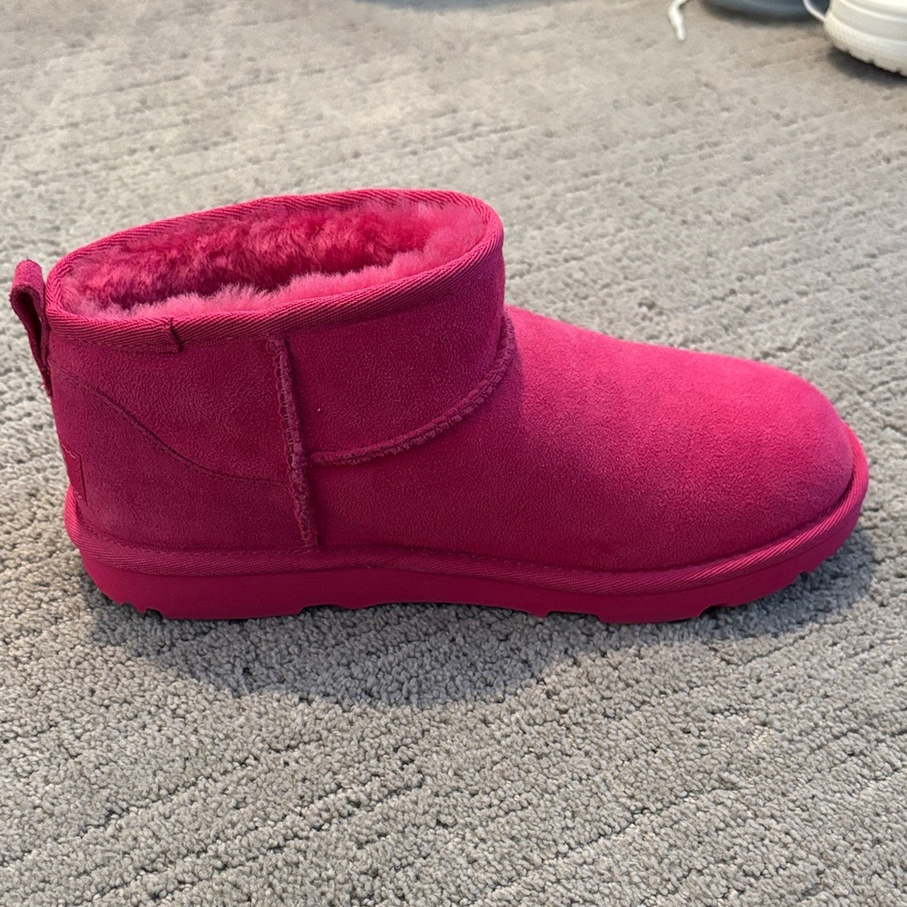 UGG Fuchsia Ankle Booties